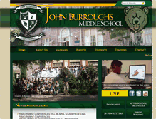 Tablet Screenshot of burroughsms.org